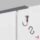U Rail Chain Hanging System (Ceiling Picture Rail & Chains, Complete Gallery System)