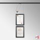 Diploma Wall Display Set (Certificate Frame with Picture Rail & Lighting)