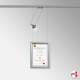 Diploma Wall Display Set (Certificate Frame with Picture Rail & Lighting)