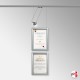 Diploma Wall Display Set (Certificate Frame with Picture Rail & Lighting)