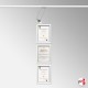 Diploma Wall Display Set (Certificate Frame with Picture Rail & Lighting)