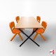 Kids Folding Table & Red Chairs Suite (Children's Pre School & Nursery Furniture)