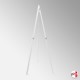 Display Easel & Pinboard Set (Metal 160cm Greco, Wooden Notice Board, 60x90cm)