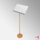 Adjustable Metal Lectern With Acrylic Top