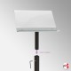 Adjustable Metal Lectern With Acrylic Top