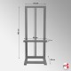 Magnetic Photo Board & Easel (Upright Easel, Button Magnets & Wooden Display Frame)