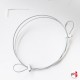 Security White Cable Loop Kit (Anti-Theft White Wire For Retail)