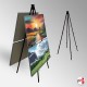 [EASEL HIRE] Back-to-Back Double Easel (Metal), 160cm Double-Sided Art Stand For 4 Pictures