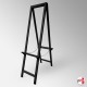 [EASEL HIRE] Double-Sided Tall Easel, Wooden H-frame Back-to-Back Display For 2 Pictures