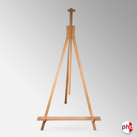 [EASEL HIRE] Tall Easel 250cm, Folding Tripod For Extra-Large Pictures (8' x 5' frames)