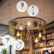 Ceiling Circle Grid Hanging Kit (Suspension Cables & Round Mesh Panel)
