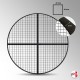 Ceiling Circle Grid Hanging Kit (Suspension Cables & Round Mesh Panel)