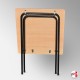 Folding Exam Table & Leather Chair Suite (Classroom Furniture)