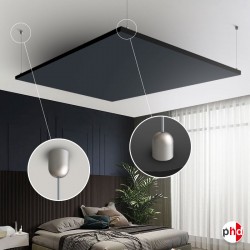 Heavy-Duty Ceiling Panel Hanging Kit (Strong Cables for Horizontal Panels & Sound Absorbing Tiles)