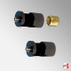 Acrylic Signage Standoff Rod Display Kit (Wall-to-Wall Rod Fittings Only)