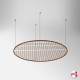Ceiling Circle Grid Hanging Kit (Suspension Cables & Round Mesh Panel)
