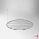 Ceiling Circle Grid Hanging Kit (Suspension Cables & Round Mesh Panel)