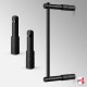 Wall-to-Wall Rod Display Fitting (6mm Round Rods)