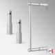 Wall-to-Wall Rod Display Fitting (6mm Round Rods)