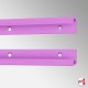 MDF Board Display Rail (Top & Bottom Channels For Signs & Adverts)