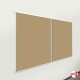 MDF Board Display Rail (Top & Bottom Channels For Signs & Adverts)