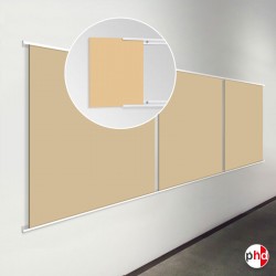 MDF Board Display Rail (Top & Bottom Channels For Signs & Adverts)