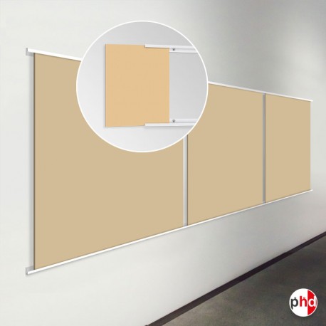 MDF Board Display Rail (Top & Bottom Channels For Signs & Adverts)
