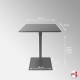 Small Granite Bistro Table (Stone 60cm Square Tabletop - Seats 2 People)