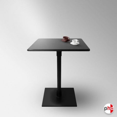 Small Granite Bistro Table (Stone 60cm Square Tabletop - Seats 2 People)