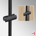 Rod Double Panel Support Clamp, Colours (10MM Vertical Dual-grip)