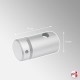 Single-Sided Rod Support (For Signage Panels with Holes)
