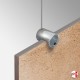 White Top/Bottom Panel Support (Display Boards & Tiles On White Cable Systems)