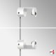 White Top/Bottom Panel Support (Display Boards & Tiles On White Cable Systems)