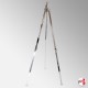 Chrome Greco Easel, 160cm Metallic Art Tripod (UK Hire or Buy)