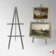 Greco Double Easel, 160cm Wooden Display Tripod For 2 Pictures (UK Hire or Buy)