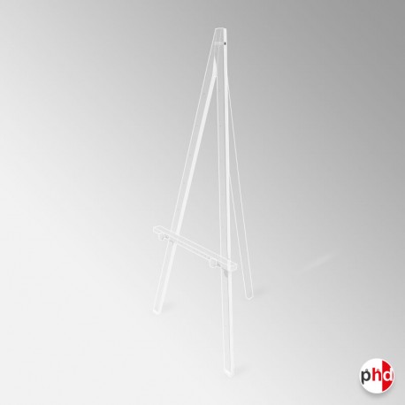 [EASEL HIRE] Greco Transparent Easel, 160cm Clear Acrylic Art Display Stand