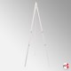 Greco 'Double' Easel 160cm (Metal), Black
