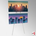 [EASEL HIRE] Metal Greco Double Easel, 160cm Display Tripod For 2 Pictures