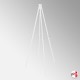 Back to Back Easel 160cm (Metal), White