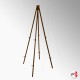 [EASEL HIRE] Back-to-Back Double Easel (Metal), 160cm Double-Sided Art Stand For 4 Pictures