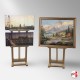 [EASEL HIRE] Large Upright Easel, 180cm H-Frame Art Stand For 1 or 2 Pictures