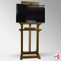 LED/LCD TV Stand Easel, 180cm Wooden Television Stand With Shelf