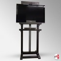 [EASEL HIRE] LED/LCD TV Stand Easel, 180cm Wooden Television Stand With Shelf