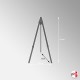 Metal Greco Table Easel, 70cm Tripod For Tabletops & Window Displays
