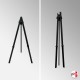 Metal Greco Table Easel, 70cm Tripod For Tabletops & Window Displays