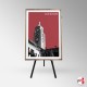 Metal Greco Table Easel, 70cm Tripod For Tabletops & Window Displays