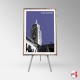 Metal Greco Table Easel, 70cm Tripod For Tabletops & Window Displays