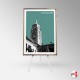 Metal Greco Table Easel, 70cm Tripod For Tabletops & Window Displays