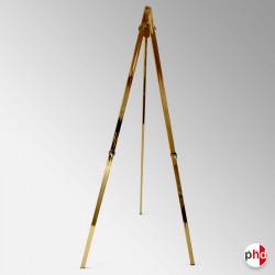 Gold Metal Greco Easel, 160cm Metallic Art Tripod (UK Hire or Buy)