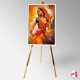 Gold Metal Greco Easel, 160cm Metallic Art Tripod (UK Hire or Buy)